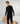 Pull homme col rond en cachemire 2 fils noir – Rodier, vue 3