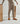 Pantalon jogging en cachemire 2 fils marron taupe – Rodier, vue 2