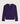 Pull col V en cachemire - Violet Foncé