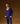 Pull col V en cachemire - Violet Foncé