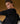 Pull col V oversize en cachemire - Noir