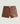 Leather shorts - Brown