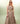 Ceinture large en cuir velours - Beige