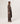 Long knitted coat - Havana Brown