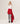 Short boiled wool skirt - Red