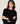 Pull large en cachemire - Noir