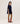 Kaschmirponcho – Marineblau