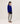 Pull col V oversize en cachemire - Bleu Outremer