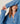 Durchbrochener Kaschmir-Cardigan – Blaugrau
