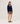 Durchbrochener Kaschmir-Cardigan – Marineblau