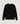 Übergroßer Kaschmirpullover – Schwarz