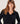 Pull col tunisien en cachemire - Noir2