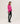 Breit gestreifter Kaschmirpullover – Toned Pink