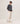 Merino wool V-neck sweater - Dark Gray