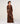 Ceinture lien cuir - Marron Camel