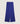 Wide merino wool pants - Ultramarine Blue