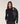Merino wool boat neck sweater - Black
