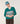 Striped V-neck sweater in merino wool - Duck Green
