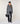 Langer Grobstrickschal – Heather Grey