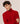 Pull col roulé en laine mérinos - Rouge