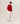 Merino wool V-neck sweater - Red