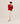 Merino wool V-neck sweater - Red