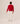 Merino wool V-neck sweater - Red