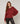 Feinstrickpullover mit Rundhalsausschnitt – Brique