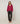 Feinstrickpullover mit V-Ausschnitt – Grenat
