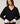 Pull col V oversize en laine - Noir