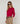 Rundhals-Twin-Set aus Seide – Framboise