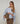 Rundhals-Twin-Set aus Seide – Himmelblau