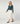 Long knit skirt - White Ecru