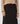 Faltenstrickrock – Schwarz
