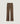 Straight stretch suede leather pant