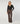 Milano knit flared pants - Taupe Brown