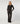Milano knit flared pants - Black