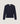 Langarmpullover mit Schößchen - Marineblau