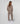 Cashmere-Hoodie-Jacke - Taupe