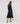 Langarm-Strickjacke - Marineblau