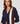 Langarm-Strickjacke - Marineblau