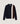 Langarm-Strickjacke - Marineblau
