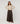 Kurze Strickjacke mit Schulterpolstern - Beige meliert