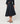Flared denim skirt
