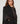 Cape mit Fransen - Schwarz