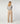Wide-leg knit pant - Beige