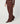 Wide-leg knit pant - Marron